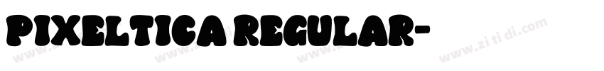 Pixeltica Regular字体转换